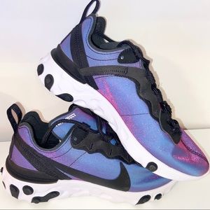 NIKE React Element 55 PRM Womens Shoes Fuchsia 5.5